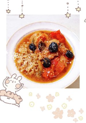 鶏もも肉のトマト煮込み【割とガチ】-レシピのメイン写真