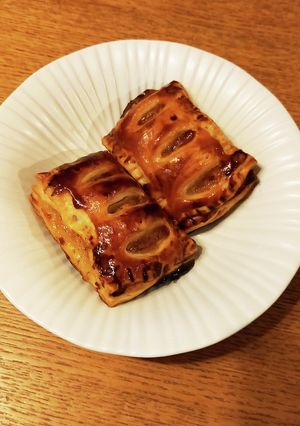 完熟柿のパイ-レシピのメイン写真