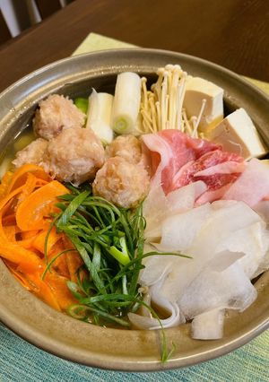 旨辛ぴらぴらタンメン鍋-レシピのメイン写真