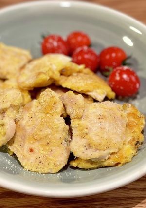 鶏むね肉のやわらかピカタ-レシピのメイン写真