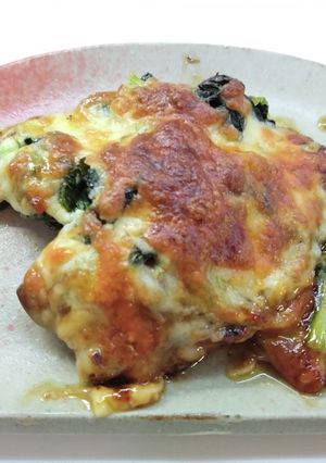いわし缶と小松菜のマヨチーズ焼き-レシピのメイン写真