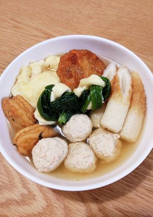 すぐ出来る☆鶏だんごのおかずおでん鍋-レシピのメイン写真