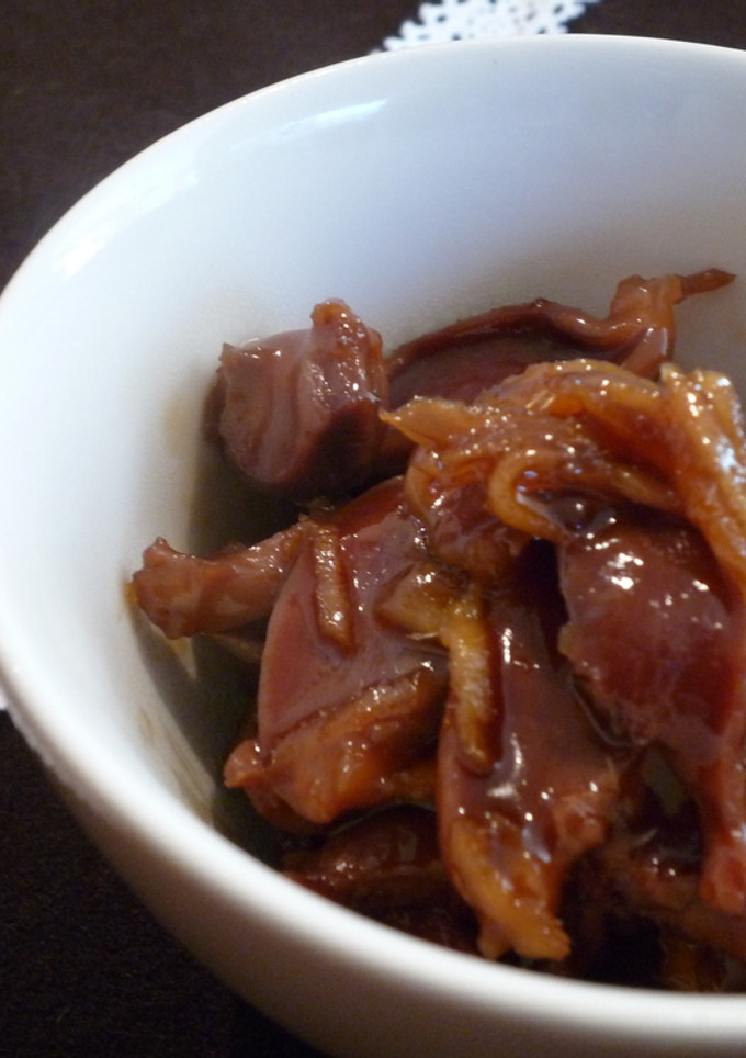 *砂肝の佃煮風*-レシピのメイン写真