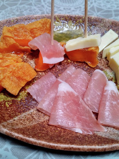 冷凍あんぽ柿のオードブル-レシピのメイン写真
