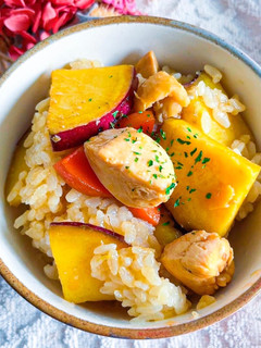 ほっこり美味しい鶏むね混ぜご飯-レシピのメイン写真