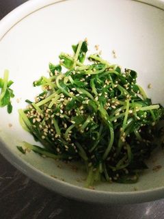 豆苗ナムル-レシピのメイン写真