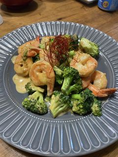 エビとブロッコリーのオイスターマヨ炒め-レシピのメイン写真