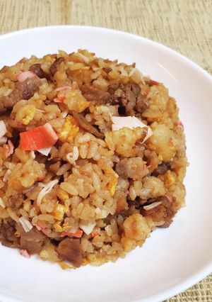 簡単！チャーシュー風が入ったチャーハン！-レシピのメイン写真