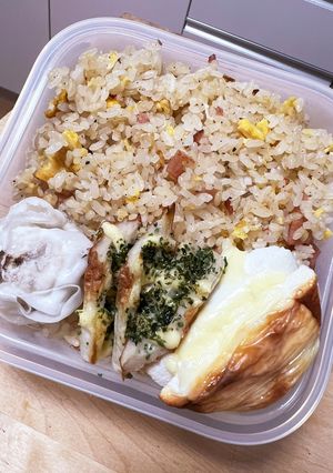 焼豚入り玉子チャーハン☆チーはんぺん弁当-レシピのメイン写真