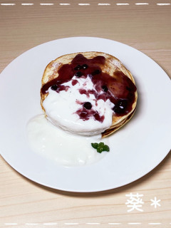 ヨーグルト入りパンケーキ-レシピのメイン写真