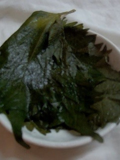極少量の青じその塩漬け-レシピのメイン写真