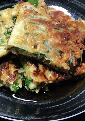 韓国風チヂミ-レシピのメイン写真