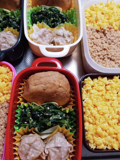 高校生息子、旦那、娘弁当(11/24)-レシピのメイン写真