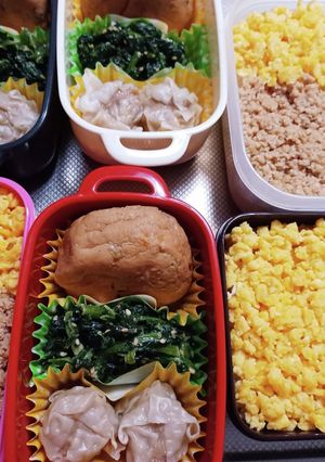 高校生息子、旦那、娘弁当(11/24)-レシピのメイン写真