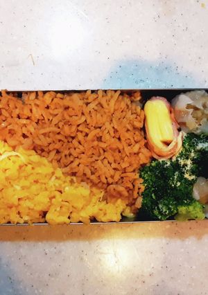高校生弁当覚え書き108二色そぼろ丼-レシピのメイン写真