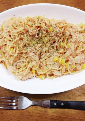 フライパンのみ☆ツナオーロラソースパスタ-レシピのメイン写真