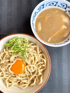 つけ麺あつもりは、生卵で!-レシピのメイン写真