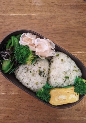 JK☆菜めしおにぎり弁当♪-レシピのメイン写真