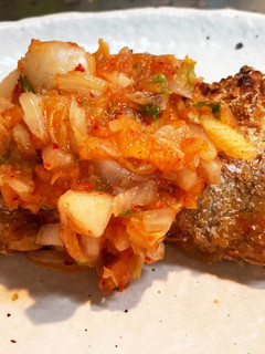 チキンの竜田揚げ　キムチソース-レシピのメイン写真