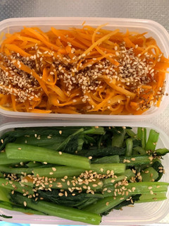 にんじんと青菜ナムル-レシピのメイン写真