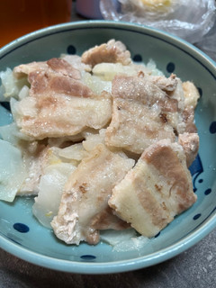簡単!お酒のアテにも!かぶと豚肉の塩煮-レシピのメイン写真