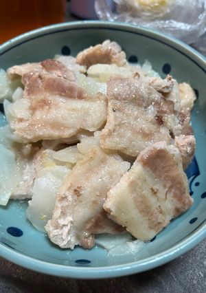 簡単！お酒のアテにも！かぶと豚肉の塩煮-レシピのメイン写真