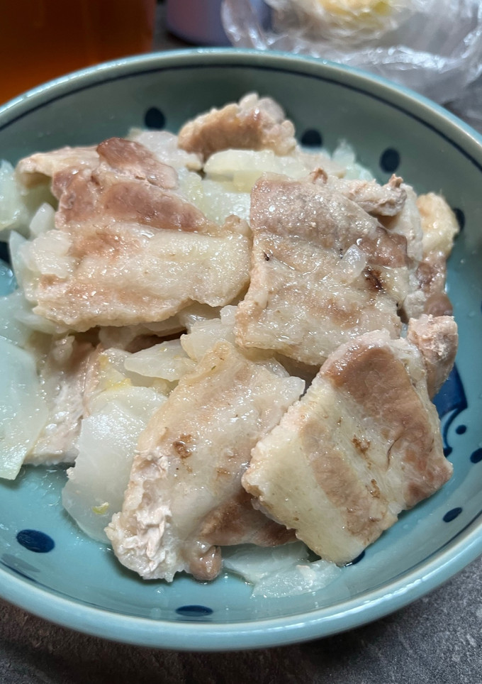 簡単！お酒のアテにも！かぶと豚肉の塩煮-レシピのメイン写真