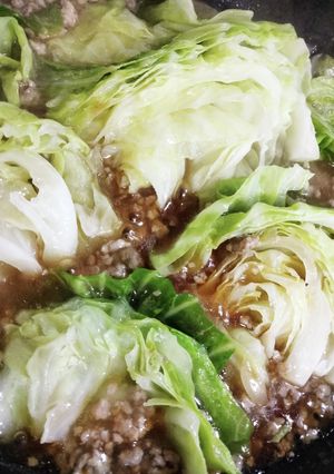 半玉消費！時短＋簡単！キャベツのトロ煮-レシピのメイン写真