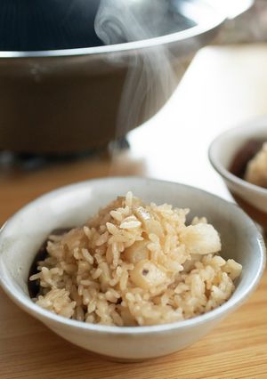 ツナとごぼうと長芋の炊き込みごはん-レシピのメイン写真
