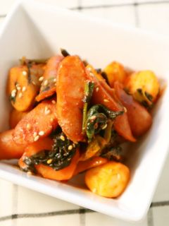 韓国風ウインナー野菜炒め-レシピのメイン写真