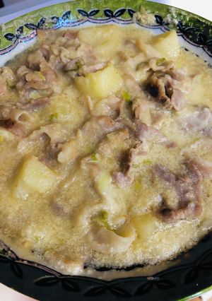 豚バラ肉とじゃがいものミルク煮-レシピのメイン写真