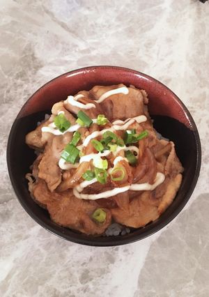 豚のマヨポン丼-レシピのメイン写真