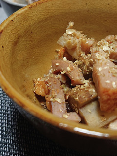 山椒たっぷり ベーコンと牛蒡の煮物-レシピのメイン写真