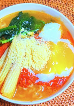 ボロネーゼ辛ラーメン-レシピのメイン写真