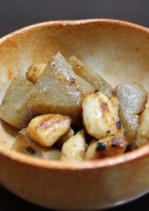 鶏肉とこんにゃくのみそ炒め-レシピのメイン写真