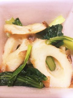 ちくわと小松菜の煮浸し-レシピのメイン写真