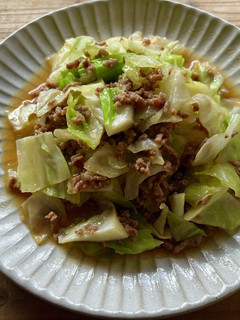 mレンジDEキャベツの肉みそ炒め-レシピのメイン写真