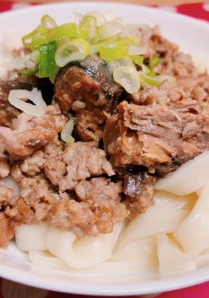 *サバ味噌ミートソース*-レシピのメイン写真