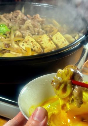 冬レシピ　赤ワイン入り絶品すき焼き鍋-レシピのメイン写真