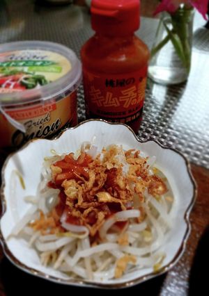 もやしにキムチの素かけるだけで簡単！-レシピのメイン写真