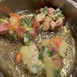 シャウエッセンのかき揚げ