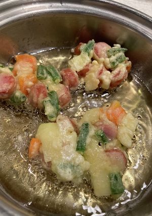 シャウエッセンのかき揚げ-レシピのメイン写真