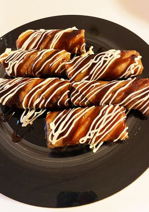 パリッと美味しい！お好み焼きみたいな春巻-レシピのメイン写真