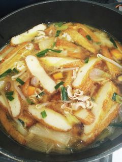 さつま揚げと豚バラの韓国風煮物-レシピのメイン写真