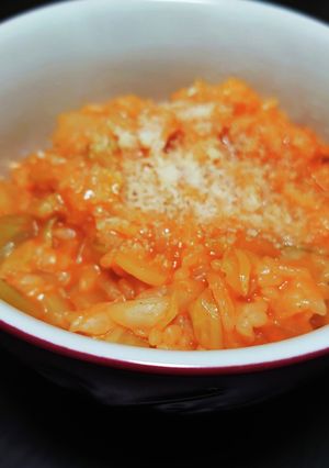 キャベツたっぷりトマトチーズリゾット-レシピのメイン写真