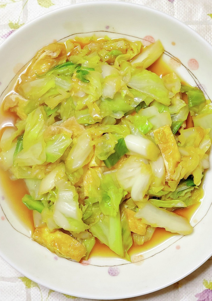キャベツと油あげのとろとろ煮-レシピのメイン写真