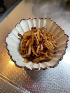 大根の皮のピリ辛きんぴら炒め-レシピのメイン写真