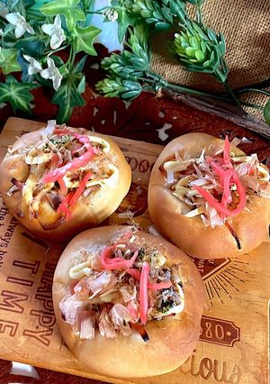 お好み焼きパン(米粉入り)-レシピのメイン写真