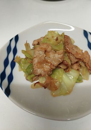 豚肉とキャベツの塩味炒め-レシピのメイン写真