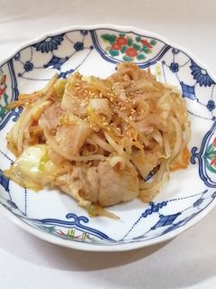 簡単!美味しい!豚キムチ炒め-レシピのメイン写真